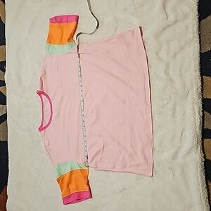 NWT Colorblock Round Neck Oversize Tee